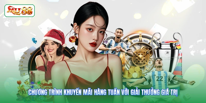 Chương trình khuyến mãi hàng tuần với giải thưởng giá trị