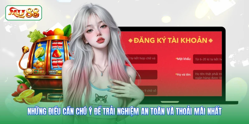 Những điều cần chú ý để trải nghiệm an toàn và thoải mái nhất